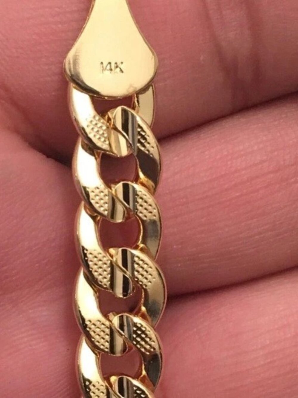 14K Plated Cuban Chain – 24” 6mm